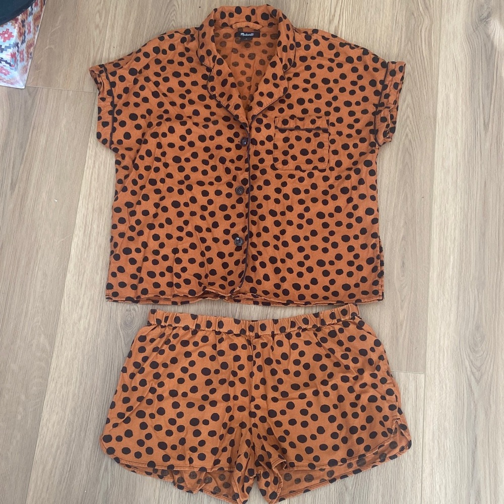 Madewell Polka Dot Sleepwear Set